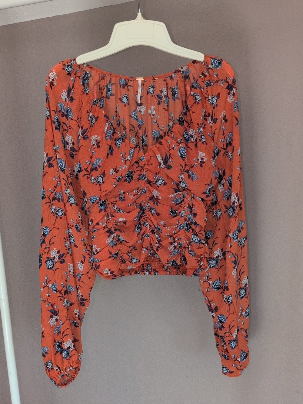 Free People Final Rose Blouse
